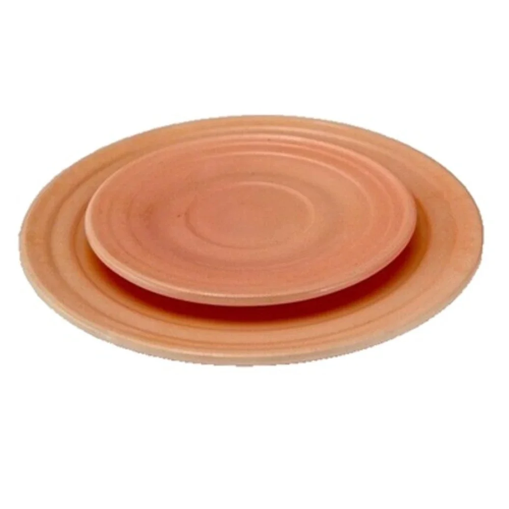 Vintage Pink Hazel Atlas Little Hostess Tea Set Plate & Saucer‎ Pastelware